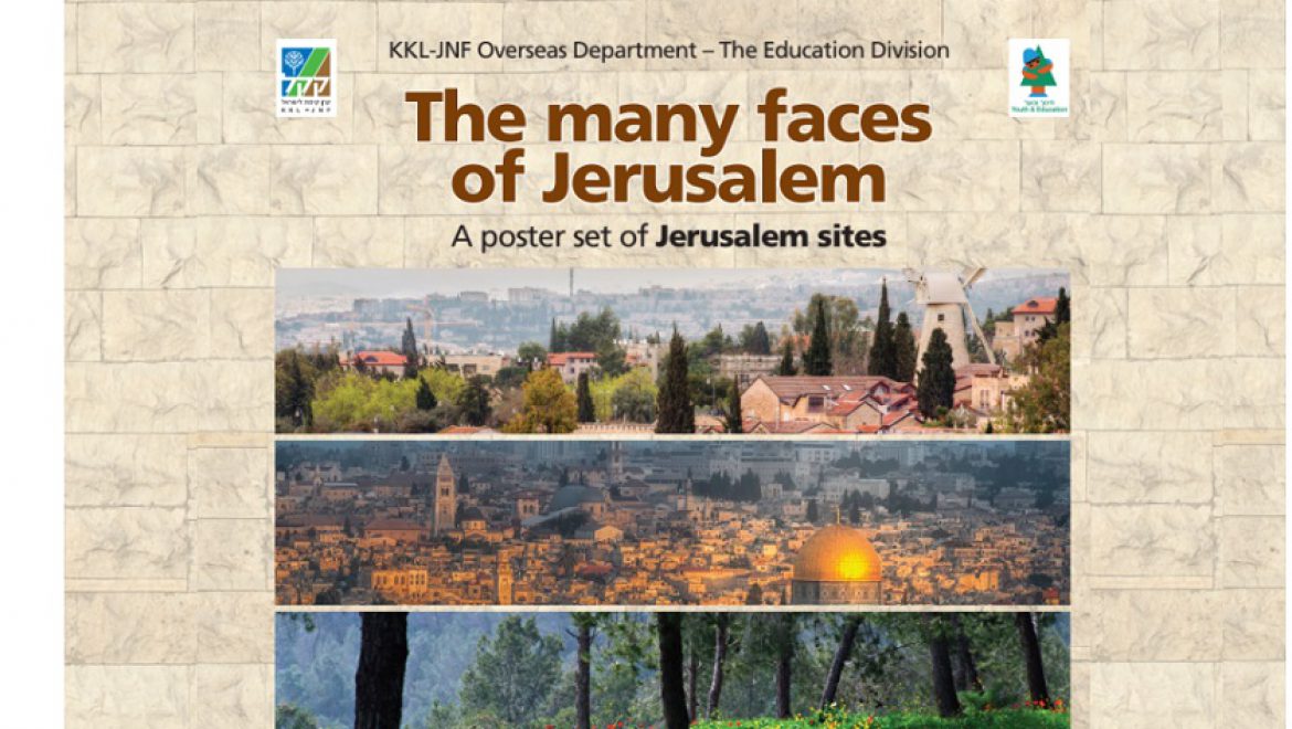 Las Diversas Caras de Jerusalem: Un Set de posters sobre los diferentes sitios de Jerusalem